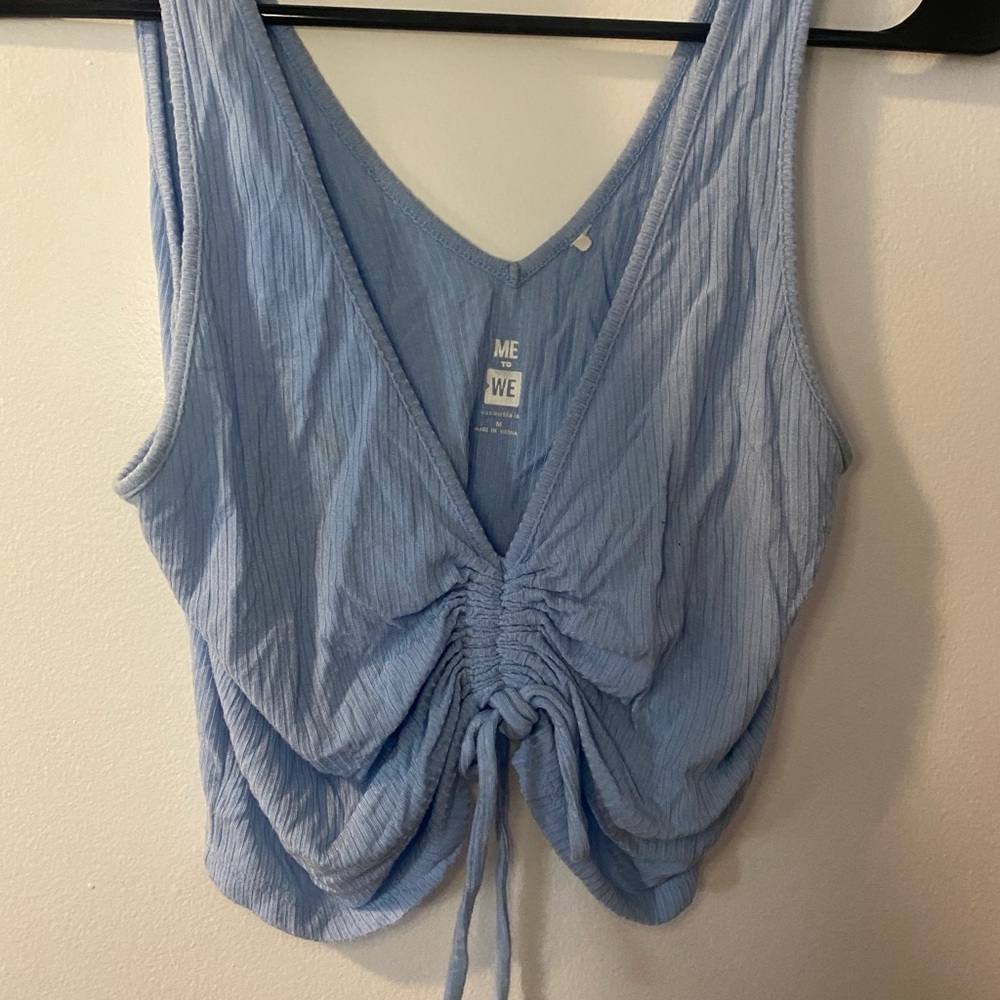 Me To We crop shirt